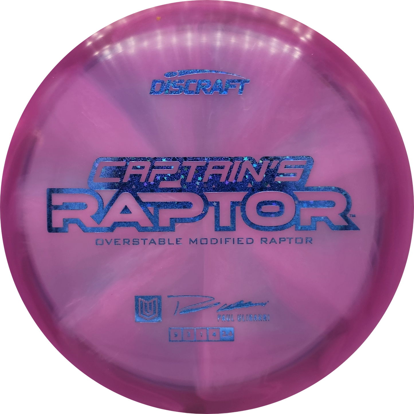 Discraft Z Swirl Captain's Raptor 2025 - Paul Ulibarri - KJ Disc