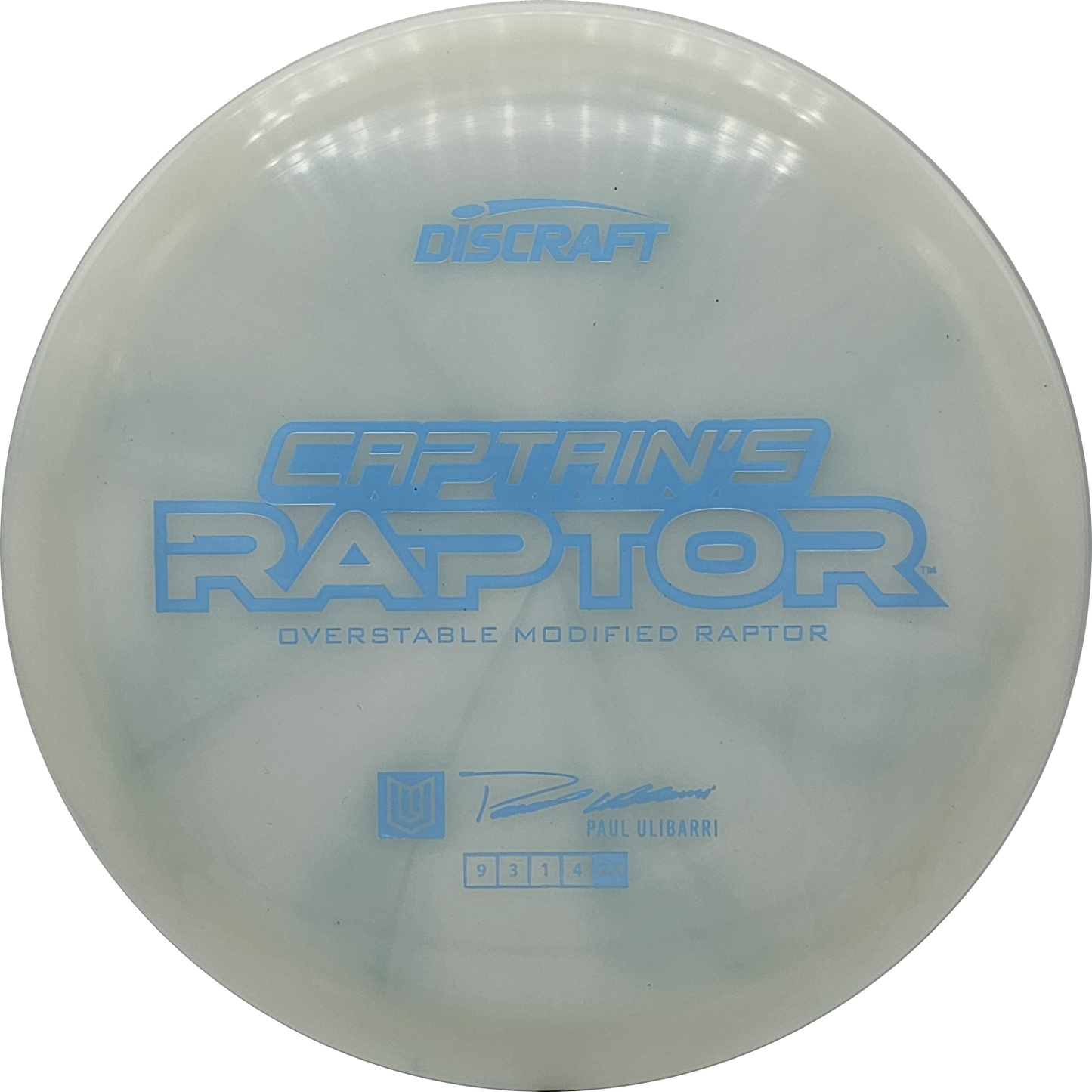 Discraft Z Swirl Captain's Raptor 2025 - Paul Ulibarri - KJ Disc