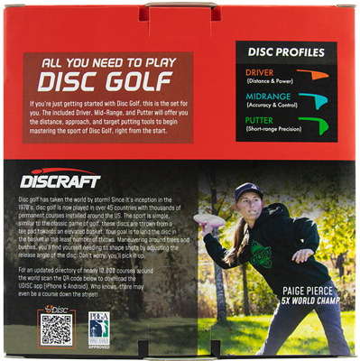 Discraft Beginnner Disc Golf Set