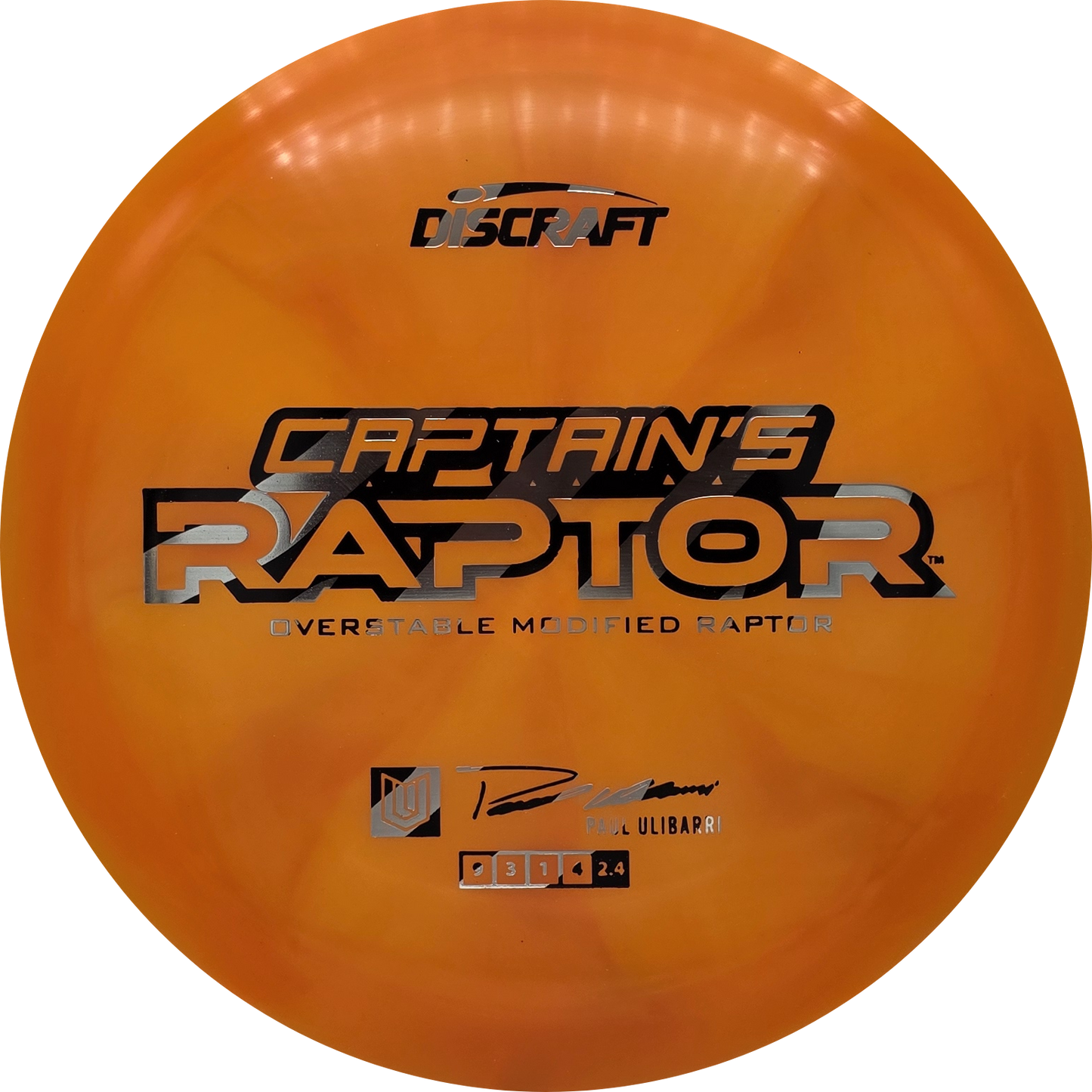 Discraft Z Swirl Captain's Raptor 2025 - Paul Ulibarri