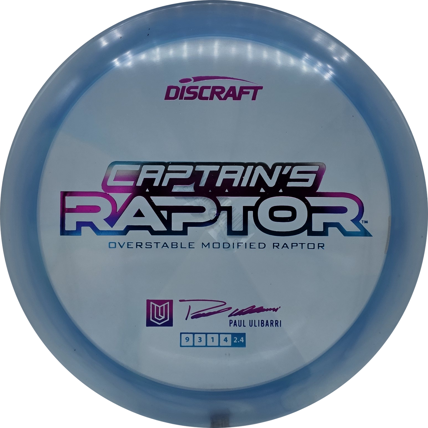 Discraft Z Swirl Captain's Raptor 2025 - Paul Ulibarri