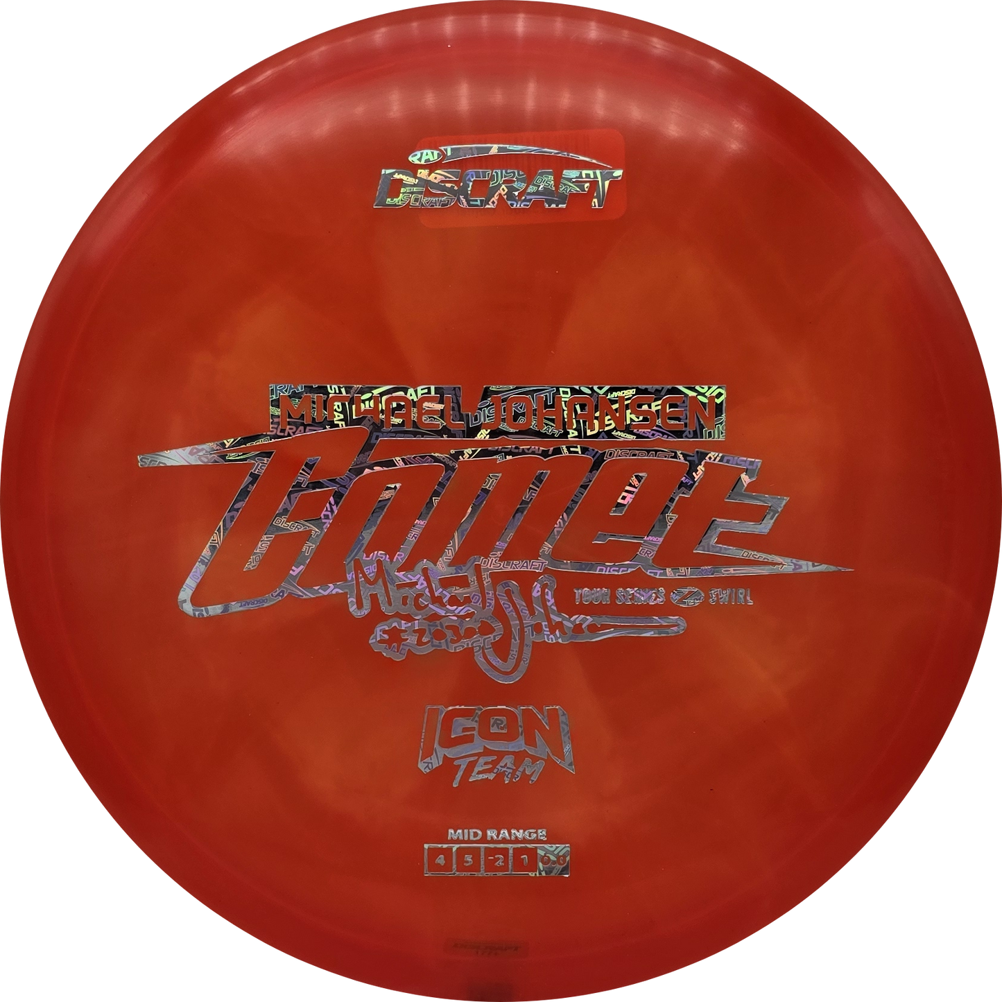 Discraft Z Swirl Michael Johansen Icon Team Comet - Tour Series 2025