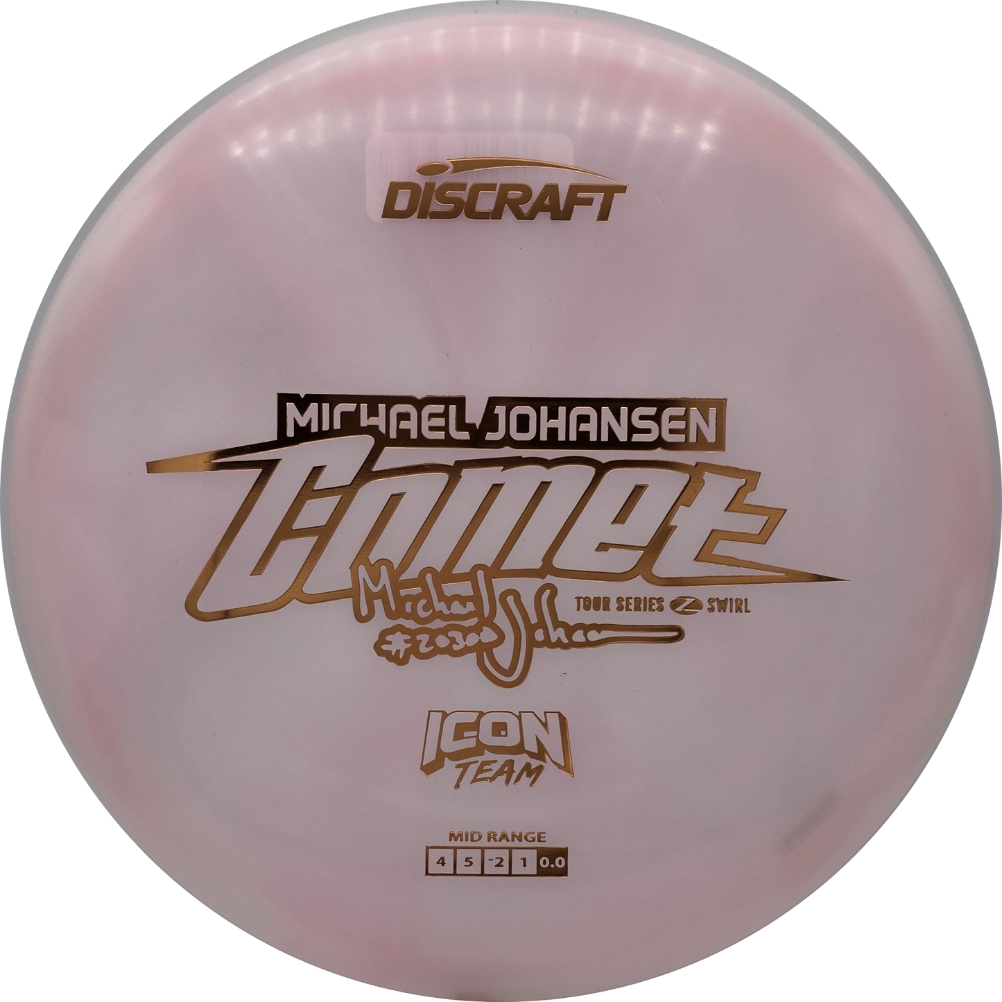 Discraft Z Swirl Michael Johansen Icon Team Comet - Tour Series 2025
