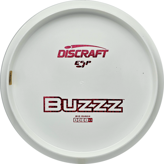 Discraft White ESP Buzzz Bottom Stamp
