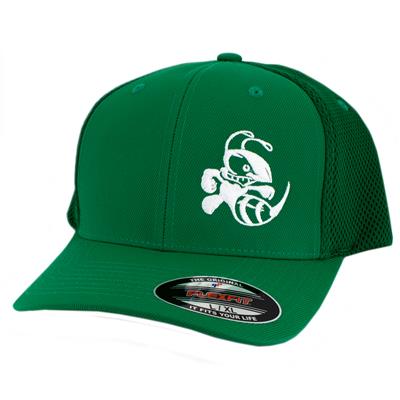 Discraft Buzzz Flexfit Curved Cap with white Buzzz logo - Green - KJ Disc