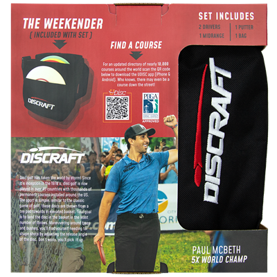 Discraft Deluxe Disc Golf Set With Bag - KJ Disc